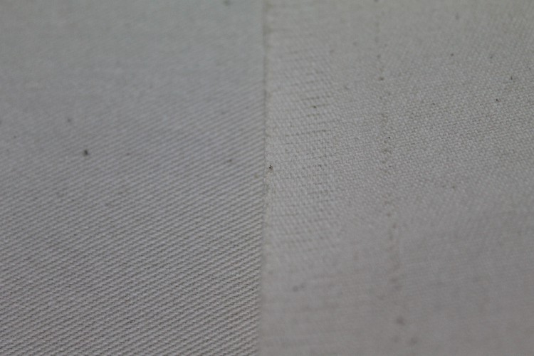 Ungrundierte Baumwolle twill 260g 2.15m breit